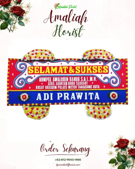 Papan Bunga Ucapan Selamat Kalisumur